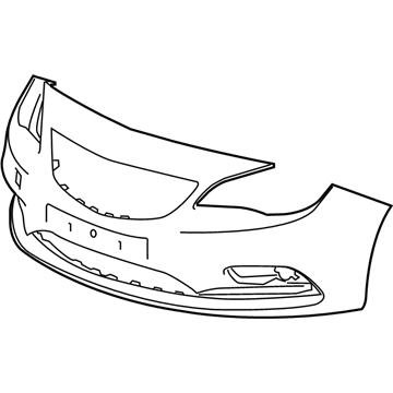 Buick 39040612 Bumper Cover