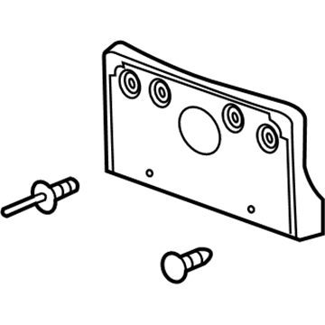 GM 39031033 Bracket Assembly, Front License Plate