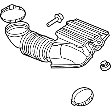 2007 Saturn Ion Air Intake Coupling - 15880728