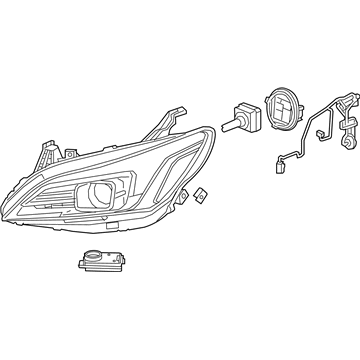 Buick LaCrosse Headlight - 26221313