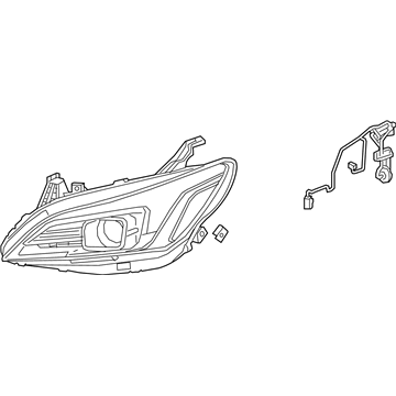 GM 26213779 Headlamp Capsule Assembly