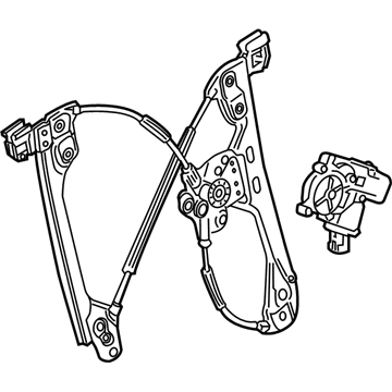 2019 Cadillac CT6 Window Regulator - 84213552