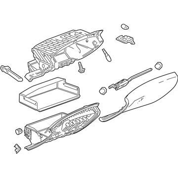 Cadillac 22889855 Glove Box Assembly