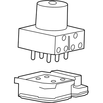 Chevy 84065250 ABS Control Unit