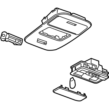 Chevy 23498238 Map Lamp Assembly