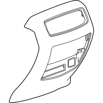 Cadillac 84460879 Rear Trim