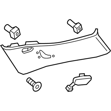 Chevy 42551989 Upper Quarter Trim