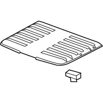 GM 22742987 Molding Assembly, Hood Center