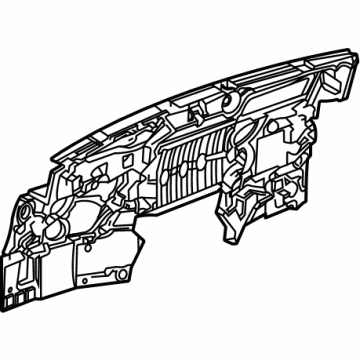 GM 84865159 Barrier Assembly, Da Pnl Intr Snd