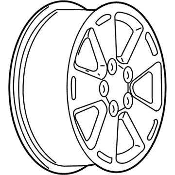 Chevy 9595802 Wheel, Alloy