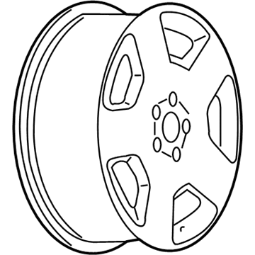 Chevy 9595804 Wheel, Alloy