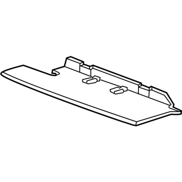 GM 25755381 Baffle,Radiator Air Lower