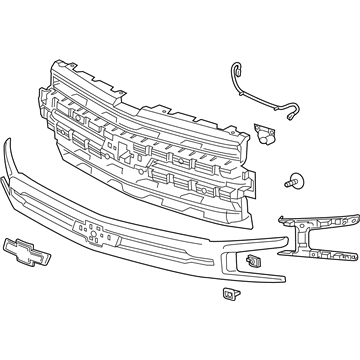 Chevy 84493319 Grille