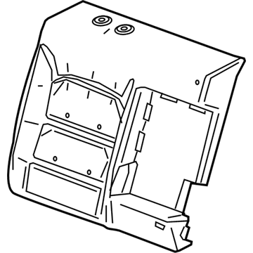 GM 84830011 Pad, R/Seat Bk