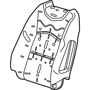 GM 84551396 Pad Assembly, F/Seat Bk