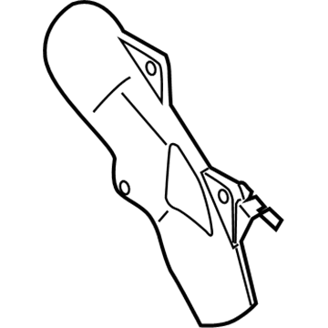 GM 97365044 Shield, Turbo Exhaust Pipe Adapter Heat