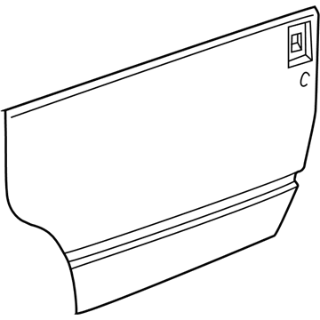 GM 15003781 Panel, Front Side Door Outer