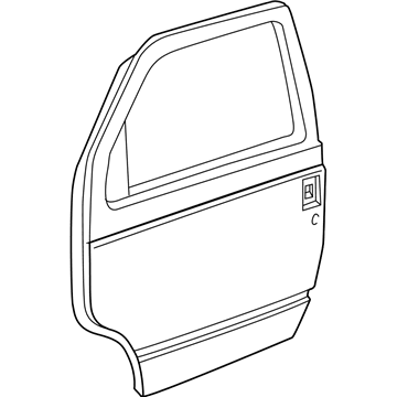 GMC 89025434 Door Shell