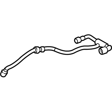 Chevy Equinox PCV Valve Hose - 25203633