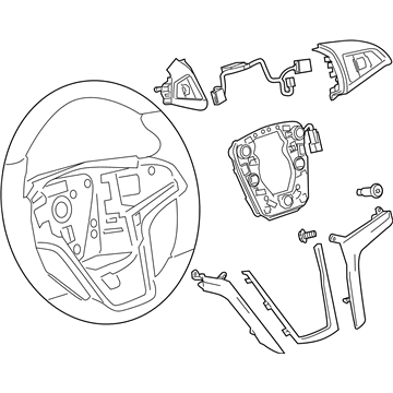 Chevy 20957463 Steering Wheel