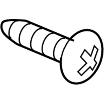 Saturn 21110376 Fuel Door Screw