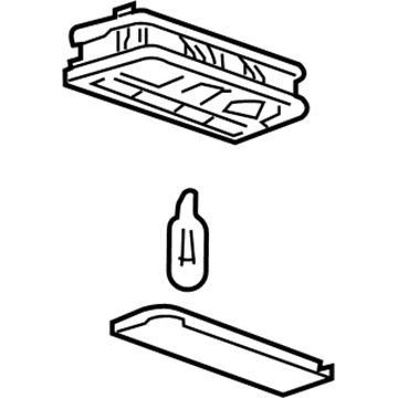 Cadillac 22774355 Reading Lamp Assy