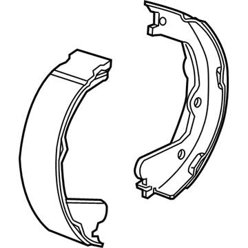 GMC 22937747 Parking Brake Shoes