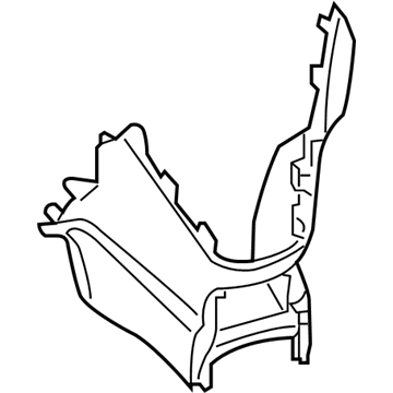 GM 19184859 Panel,Instrument Panel Lower Extension Trim *Gray