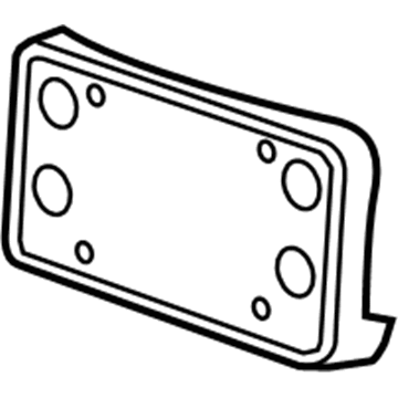 GM 20965342 Bracket, Front License Plate