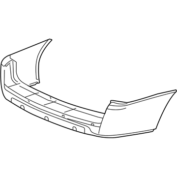 GM 12336004 Rear Bumper Cover (Primed)