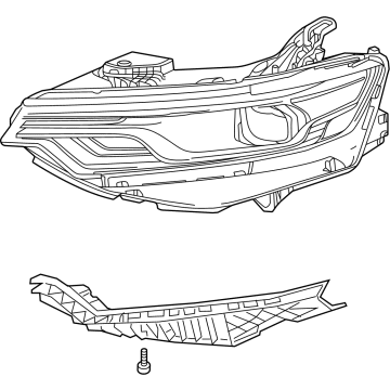 GM 85000017 Headlamp Assembly, Front