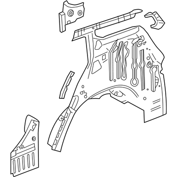 GMC 84652842 Wheelhouse Assembly