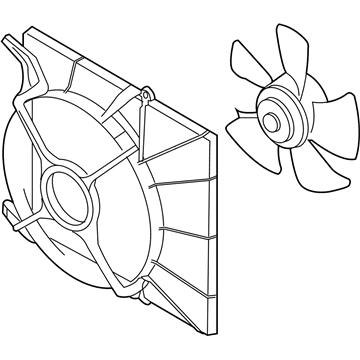 Chevy 96536666 Fan Module