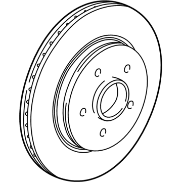 2006 Saturn Vue Brake Disc - 22666578