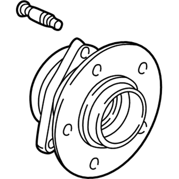 Saturn 19206599 Front Hub & Bearing