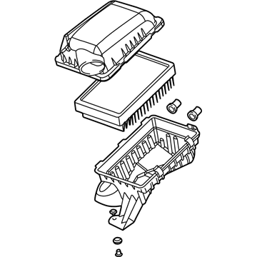 Saturn 15893540 Air Cleaner Assembly