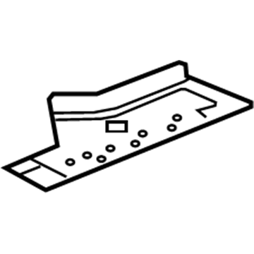 GM 22990182 Reinforcement, Front Floor Panel