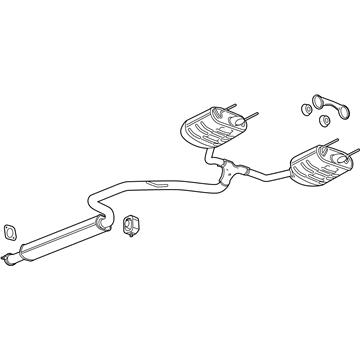 Buick 84282476 Muffler & Pipe