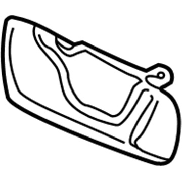 Chevy 15256832 Sunvisor