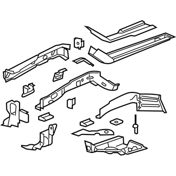 Buick 20835775 Lower Rail Assembly