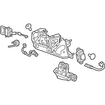 2023 Chevy Corvette Door Lock Actuator - 86782301