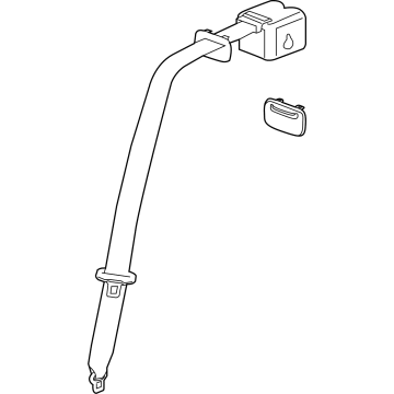 Cadillac 84815207 Center Belt Assembly