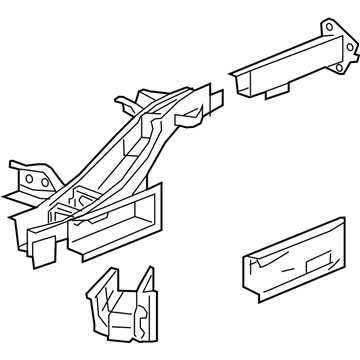 GM 42516966 Rail Assembly, Underbody Rear Side