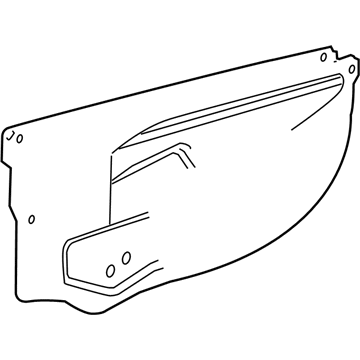 GM 25901807 Deflector Assembly, Front Side Door Water