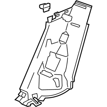 Buick 22910243 Lock Pillar Trim