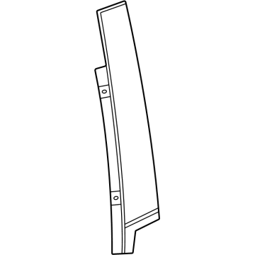 GM 42757658 Applique Assembly, Front S/D Wdo Frm Rr