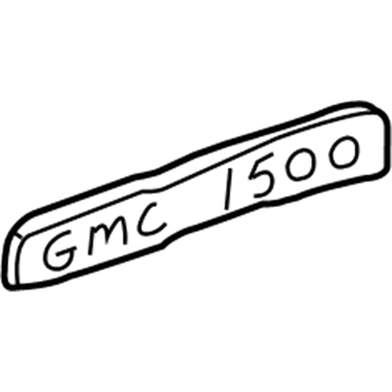 1999 GMC Savana 2500 Emblem - 15551232