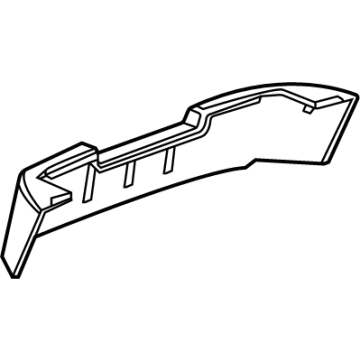 GM 84989148 PANEL ASM-F/FLR RR CNSL SI TR *DK ATMOSPHER