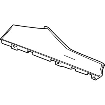 GM 84816356 Applique Assembly, F/Flr Cnsl *Very Dark At