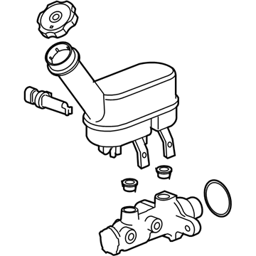 2011 Chevy Traverse Brake Master Cylinder - 84744483